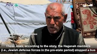 Palestinian mukhtar libeling Jews