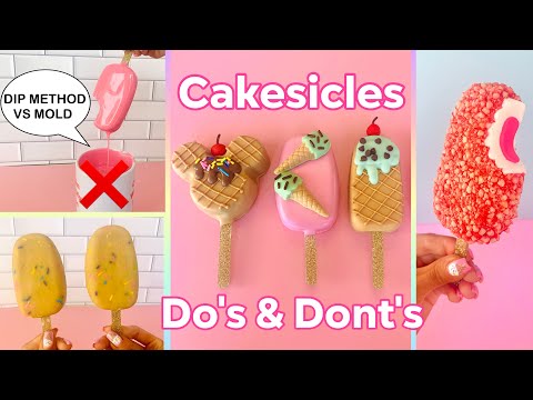 Dip Method vs Mold Method | How to make Perfect Cakesicles