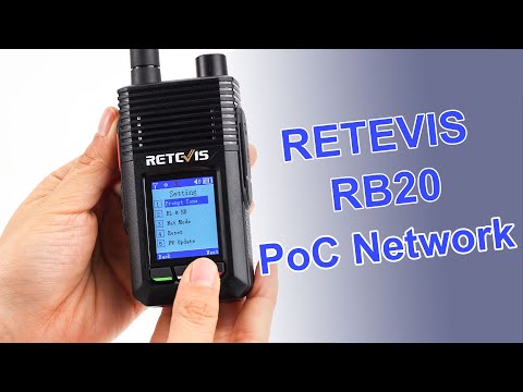 RETEVIS RB20 PoC Network Two Way Radio