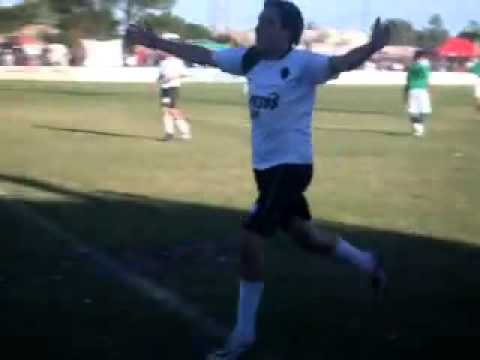 Leandro Roht de progreso,Gol A Villa Rosa final del preparacion 2009.