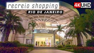 🇧🇷 Recreio Shopping Mall — Rio de Janeiro, Brazil — Walking Tour 【 4K UHD 】