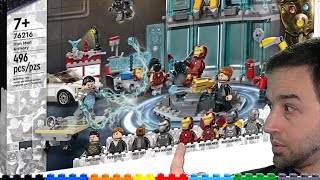 New LEGO Iron Man Armory summer 2022 set reveal & thoughts! 8 figures, insane price by JANGBRiCKS