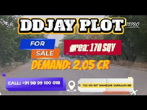 170 Sq. Yards Residential Plot for Sale in Sector 9 IMT Manesar, Gurgaon