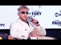JAKE PAUL QUESTIONS TOMMY FURY'S HEART; PREDICTS KNOCKOUT IN LATE ROUNDS