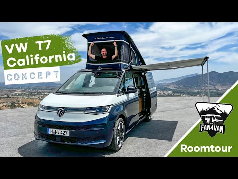 VW T7 California Concept 2024 - Roomtour & Weltpremiere des Campingbus