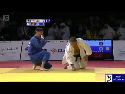 Judo 2012 Grand Abu Dhabi: Papinashvili (GEO) - Dashdavaa (MGL) [-60kg] semi-final