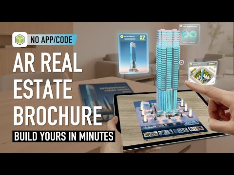 WebAR Tutorial: Easily Build a Real Estate Brochure in Kivicube #augmentedreality #webar