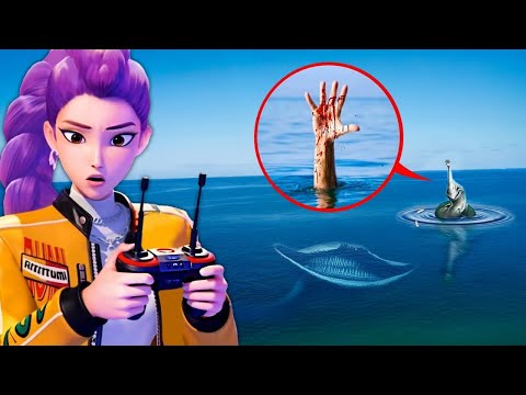 MY DRONE FILMS HAND SEA MONSTER WITH EL GRAN MAJA IN REAL LIFE!!