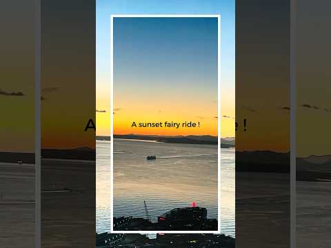 Chasing Sunset in Seattle 🫠 #shorts #seattle #seattlelife #sunsets #ferry