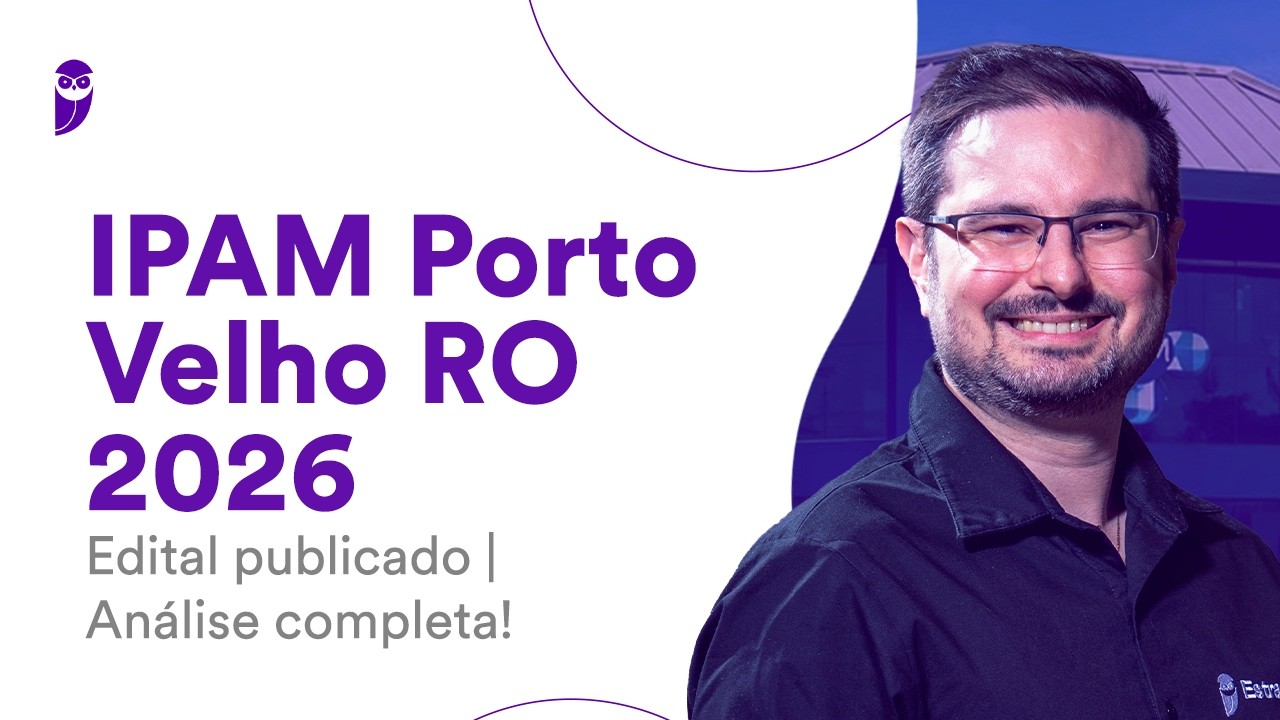Concurso IPAM Porto Velho RO 2026 | Edital publicado | Análise completa!