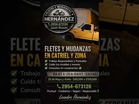 Fletes en catriel rio negro y alrededores #catrielrionegro #fletes #fletes #ríonegro #fletesymudanza