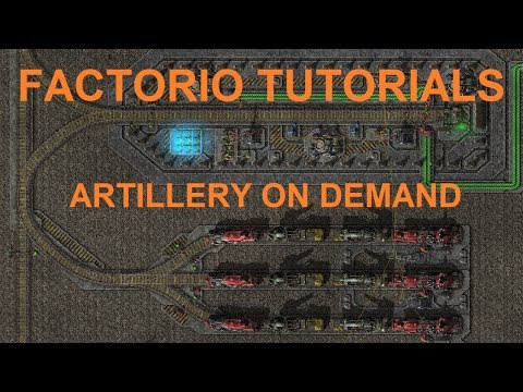 Artillery on demand system - Factorio - Combinator Tutorial 3