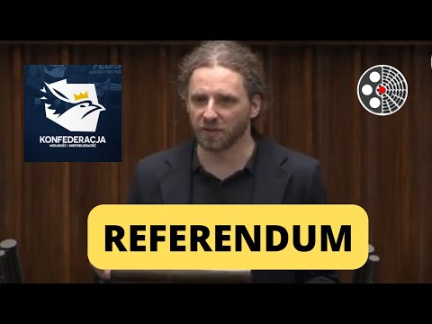 Dobromir Sośnierz - regarding the nationwide referendum