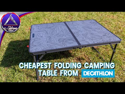 Cheapest Folding Camping Table from Decathlon
