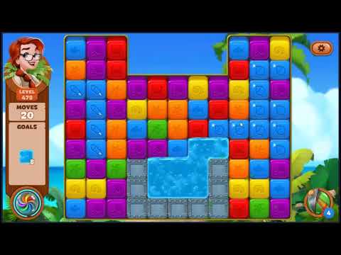 Lost Island Blast Adventure Level 478 - NO BOOSTERS 🏝️ | SKILLGAMING ✔️