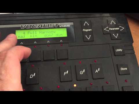 Original Digitech Vocalist VHM5 | Reverb