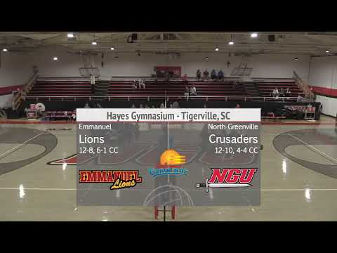 North Greenville vs. Emmanuel - NGU Women's Volleyball 2018