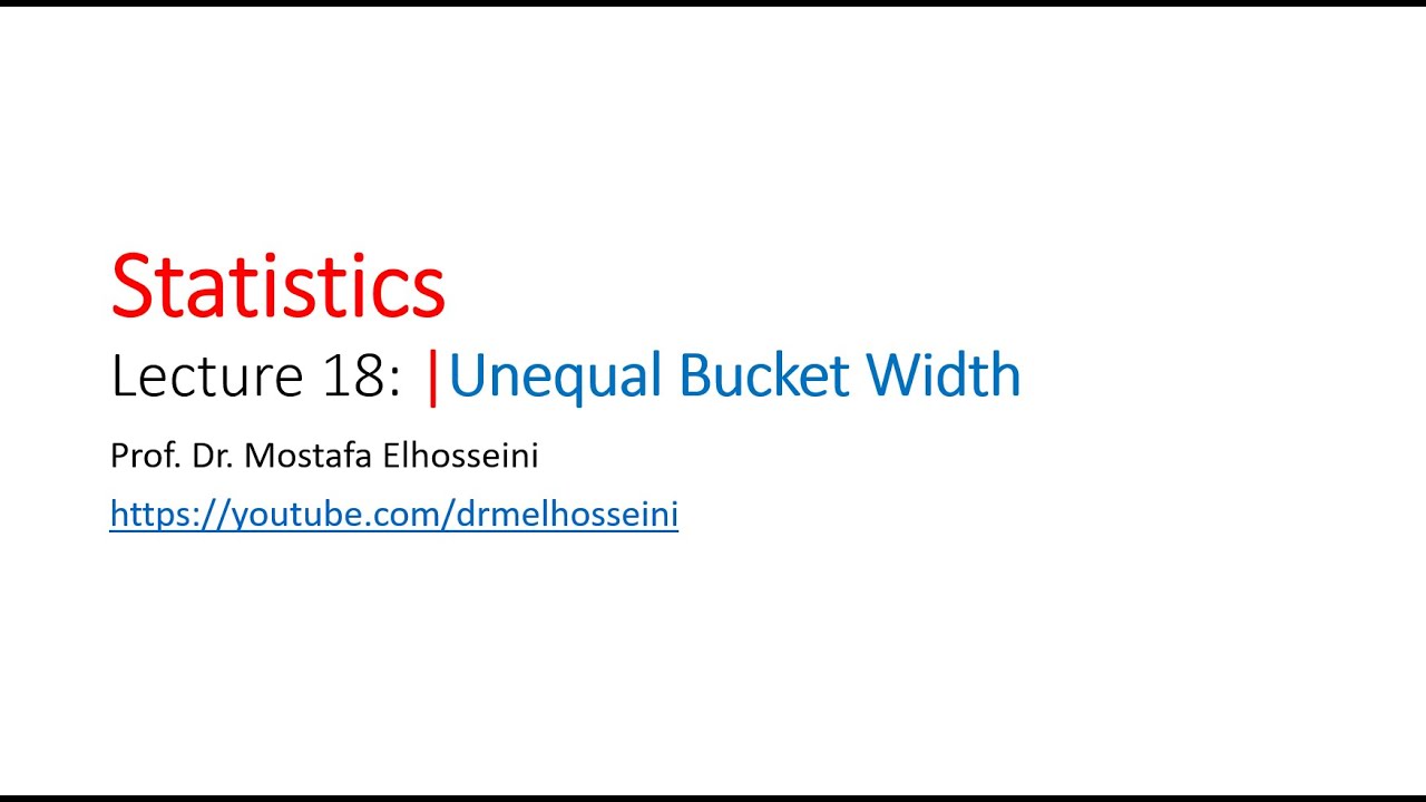 📊 Graphical Summarization - Histogram with Unequal Class Widths Part 6 📈
