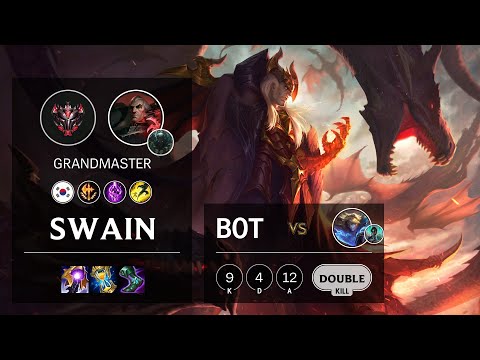 Swain Bot vs Ezreal - KR Grandmaster Patch 10.25b