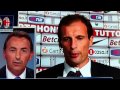 Juventus - Milan 2-0 : Allegri risponde stizzito a Massimo Mauro