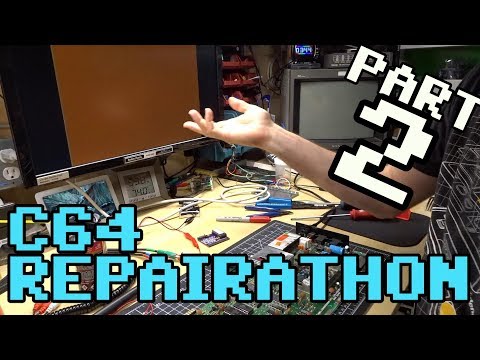 C64 Repairathon! Part 2 - "Brown" screen fix for #2 and checking out machine #3