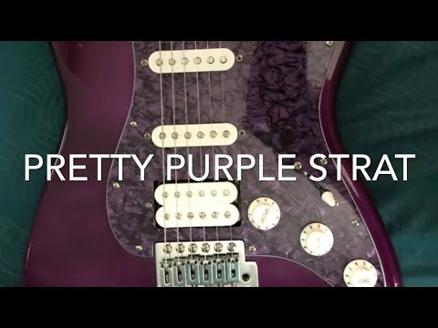 Pretty Purple strat sound demo, love that “fat strat tone”
