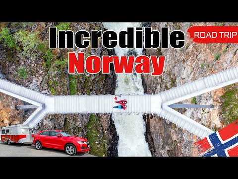 Road Trip from Gaustatoppen to Odda, Norway, 4k