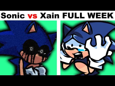 Lost my Mind - Sonic vs  Xain FULL SONG Friday Night Funkin'