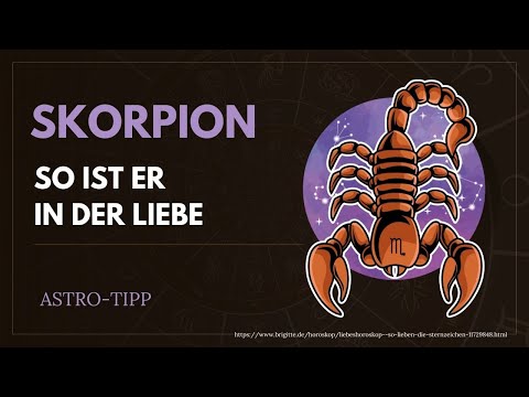 Verliebt in einen Skorpion • Konservativer als du denkst!
