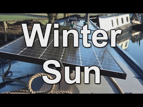 76. Is solar power sufficient for a canal narrowboat in an English winter?