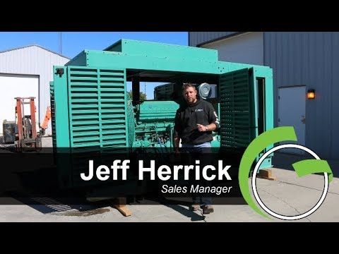 Green Industrial - USED DIESEL GENERATOR FOR SALE 500 KW CUMMINS KTA 19 G4 ENCLOSED W BASE TANK