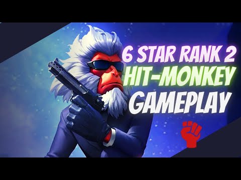 MCOC HIT-MONKEY 6 STAR RANK 2 | Damage showcase and Best Rotation | Marvel contest of champions |