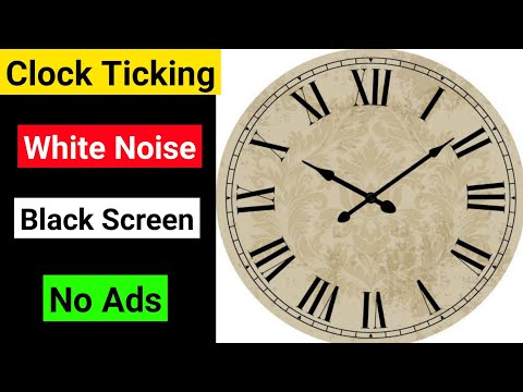 Clock Ticking Sound 3Hours | White Noise for Studying, Focusing, Meditation