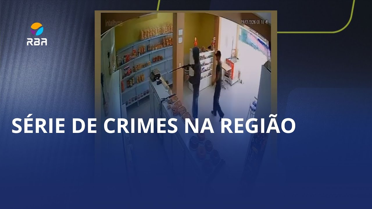 Série de crimes na região