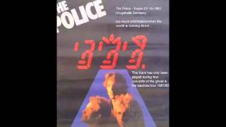 THE POLICE - Too Much Information/When The World Is Running..(Essen 02-10-1981 &quot;Grugahalle&quot; Germany)
