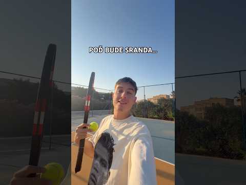 Strasne som sa zabavil… po 15 minutach sa tenis skončil.. lebo ju to nebavi🤪😂