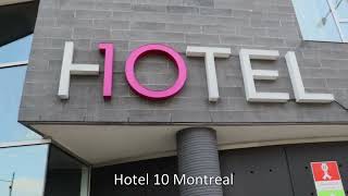 HOTEL 10 Montreal Canada Breakfast & Room Tour