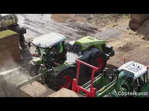 LU Jeromin Agrar mit neuen Claas Xerion und Krone Premos 5000