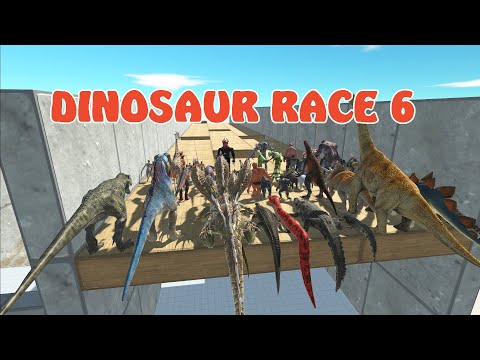 DINOSAUR RACE 6 (all units race) - Animal Revolt Battle Simulator