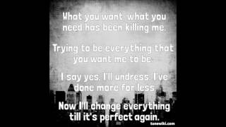 Perfect- Marianas Trench *Lyrics*