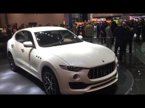 Maserati Levante first look - Geneva motor show video blog