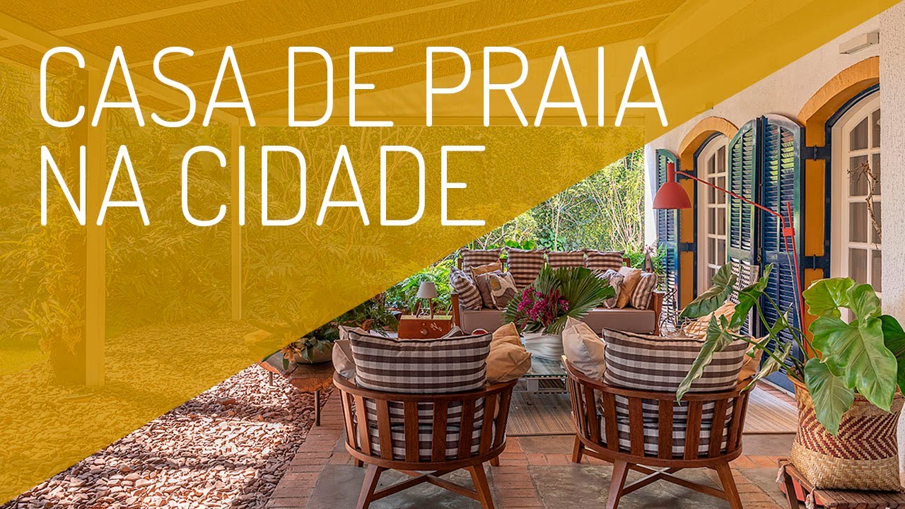 Uma Casa Colonial de Praia no Meio da Cidade