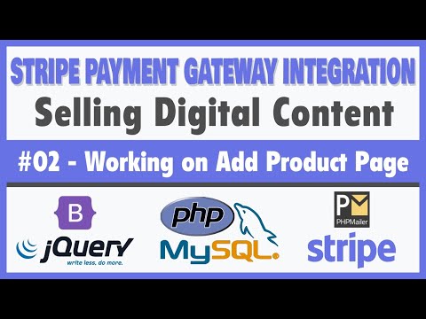 02 Stripe Payment Gateway Integration Using Bootstrap 4 jQuery PHP MySQL