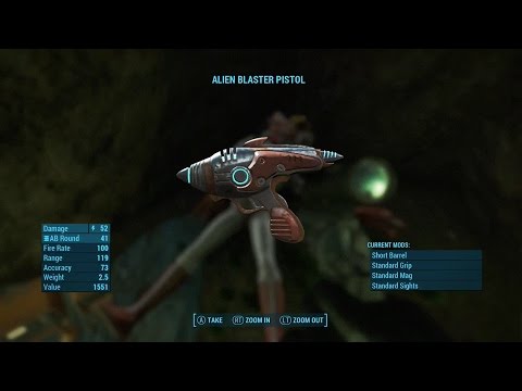 Steam Community :: Video :: Fallout 4 - Finding the Alien Blaster Pistol