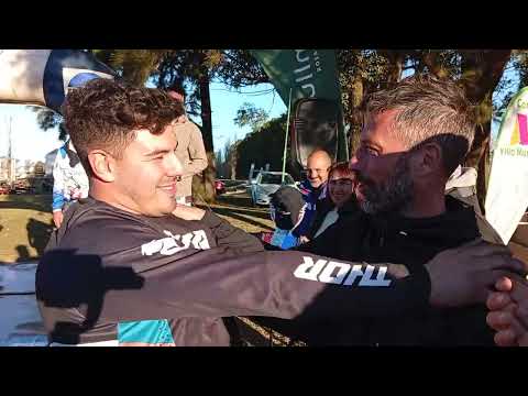 Podio moto 3 en el rally de villa Mugueta 