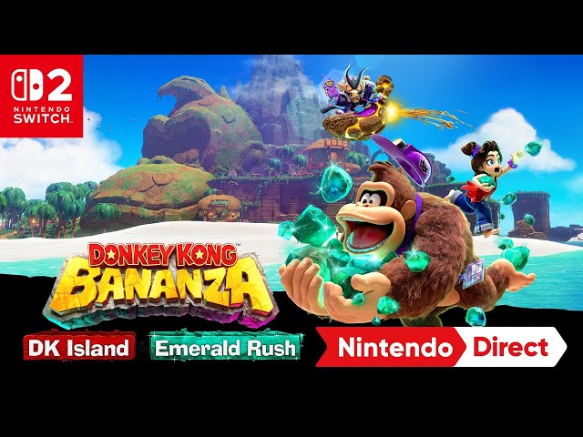 Donkey Kong Bananza: DK Island & Emerald Rush DLC – Nintendo Direct 9.12.2025