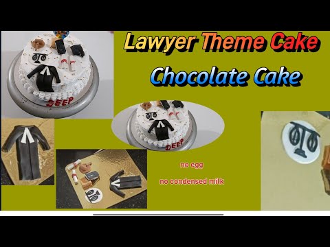 Lawyer Theme Cake|Advocate cake|Birthday cake for advocate |AAV CREATIVES