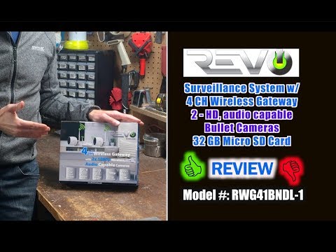 Revo 4 CH Wireless Gateway with 2 HD Cameras - Review and Instructions for RWG41BNDL-1