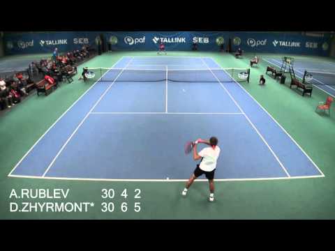 Paf Open Tartu 2014 final. Dzmitry ZHYRMONT vs. Andrey RUBLEV