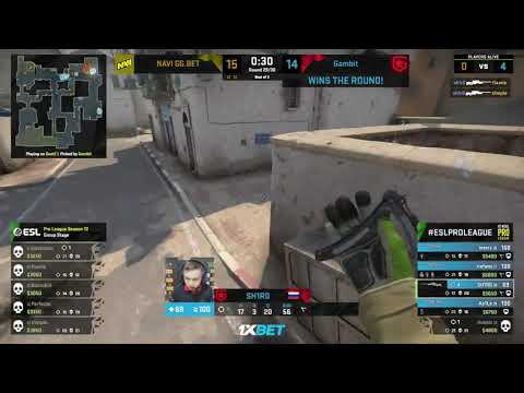 SHIRO Incredible full flashed no-scope kill to smoke vs Navi